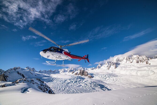 Franz Josef: Neve Discoverer Helicopter Flight with snow landing - The Itinerary in Detail