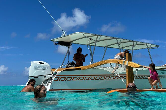 Full Day Lagoon experience with motu lunch - Transport & Group Size