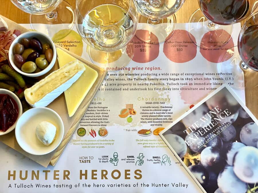Pokolbin: Tulloch Hunter Heroes Wine Tasting & Cheese Board - A Closer Look at the Experience