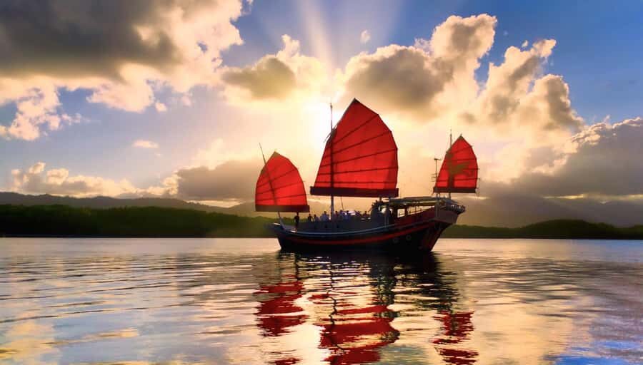 Port Douglas: Sunset Cruise on a Chinese Shaolin Junk Ship - Scenic Route and Itinerary Breakdown
