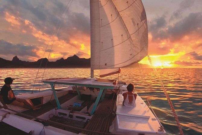 Sunset Cruise : Moorea Sailing on a Catamaran named Taboo - The Experience on Board