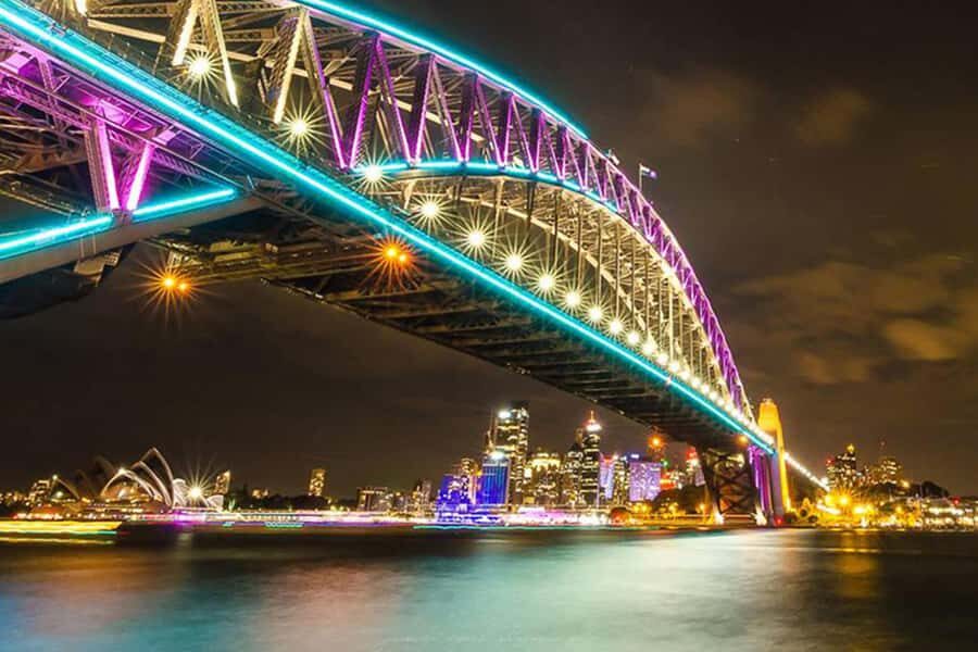 Sydney: Bring Your Own Drinks Vivid Harbour Cruise - What to Expect on Board