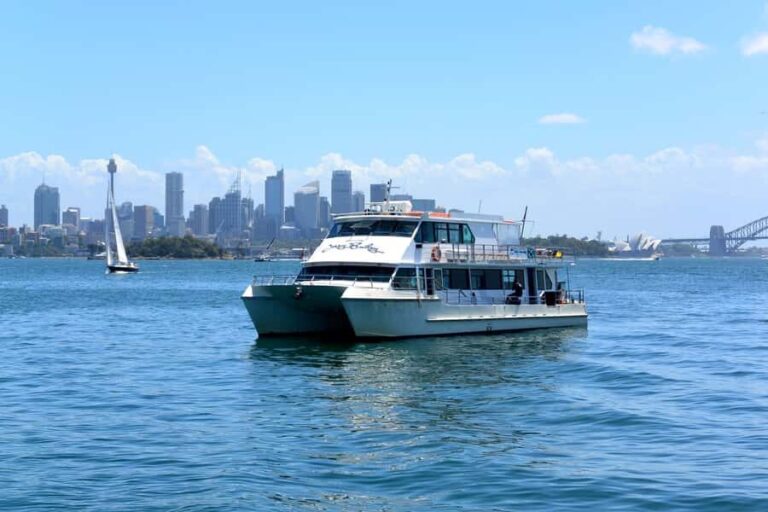 Sydney: Morning Sightseeing Bus to Bondi with Lunch Cruise - Exploring The Rocks and Mrs Macquarie’s Point