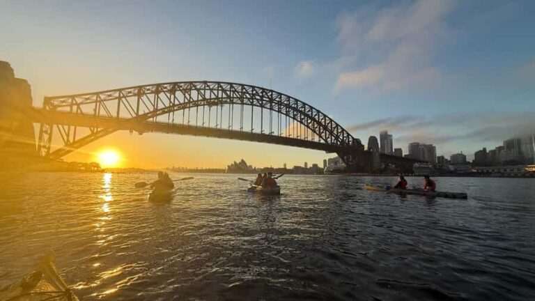 Sydney Sunrise Private Kayak  Opera House & Harbour Bridge - What You Can Expect During the Tour