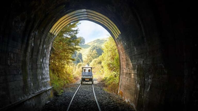 Taumarunui: Forgotten World Rail Cart Tour with Lunch - The Tunnels and Brickwork Marvels