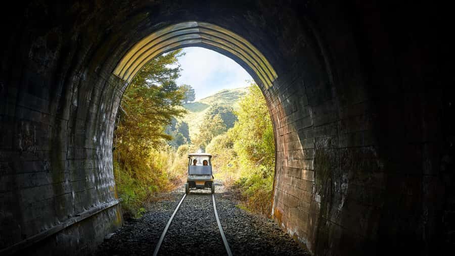 Taumarunui: Forgotten World Rail Cart Tour with Lunch - The Tunnels and Brickwork Marvels