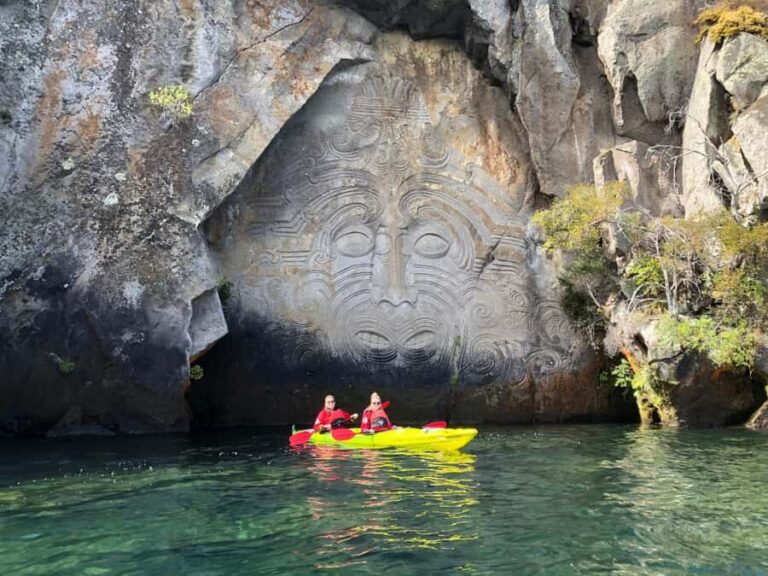 Taupo: Maori Rock Carvings Kayaking Tour - Key Points