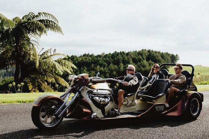 TAURANGA SHORE EXCURSION: V8 TRIKE - 1.5 hour City Sites - What Makes This Tour Special?