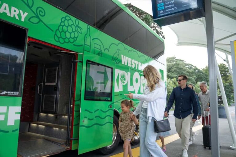 Waiheke Island: Ferry & Hop-On Hop-Off Explorer Bus Tickets - What to Expect at Each Stop